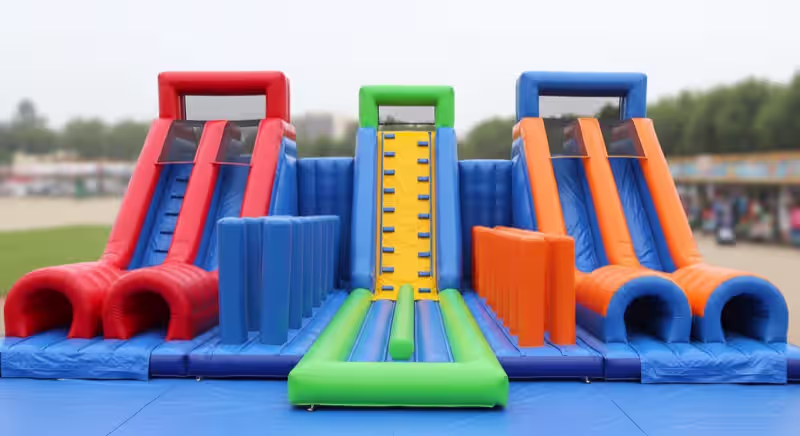 Inflable profesional eventos grandes aliada Inflablee renta inflables CDMX