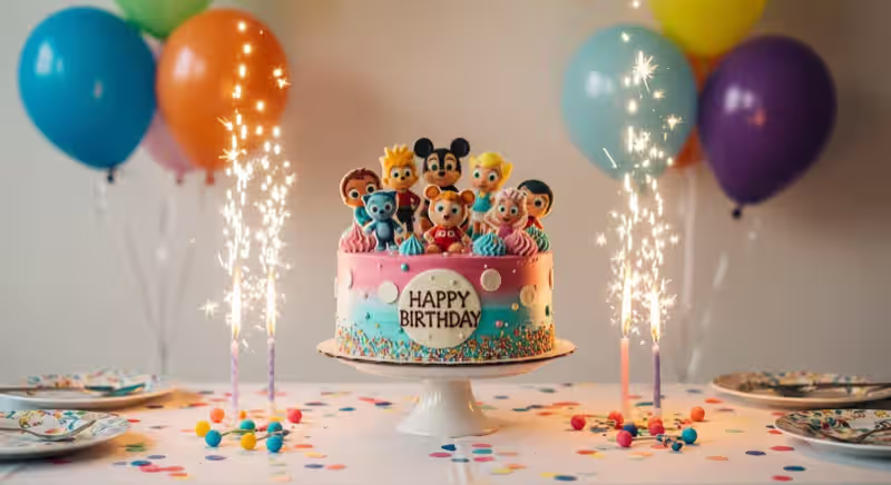 Decoración con globos posicionada estratégicamente con inflable CDMX