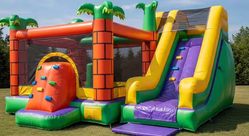 Castillo inflable jardín proveedores aliados cobertura CDMX edomex