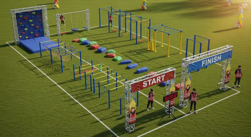 Inflable extremo para eventos deportivos y cumpleaños de niños en Toluca