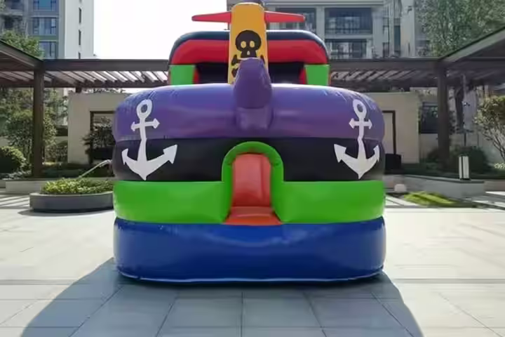 Tobogán gigante Barco Pirata - Inflable para fiestas México