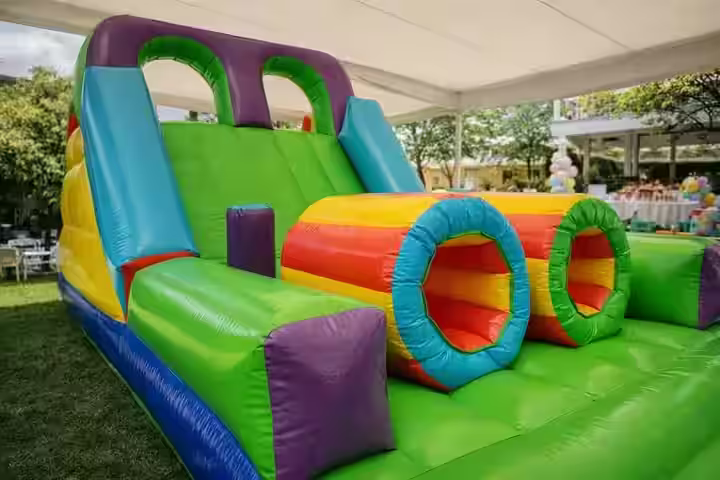 Tobogán inflable Extremo - Resbaladilla final del circuito