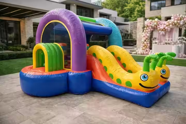 Inflable Gusanitos - Renta para fiestas infantiles CDMX