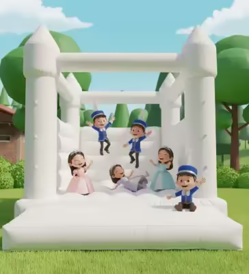 Castillo Blanco - Inflable elegante para bodas y eventos