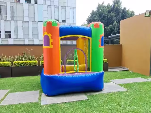 Mini Castillo - Inflable chico para fiestas infantiles, bebes y departamentos en CDMX