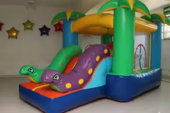 Renta Mini Jungla inflable - Vista general para fiestas