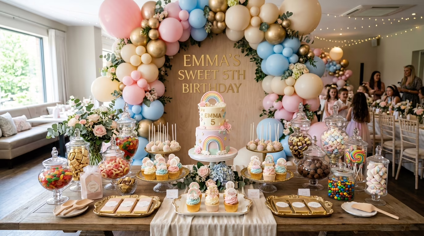 Candy bar en Salón El Rey de Chocolate, Iztapalapa CDMX