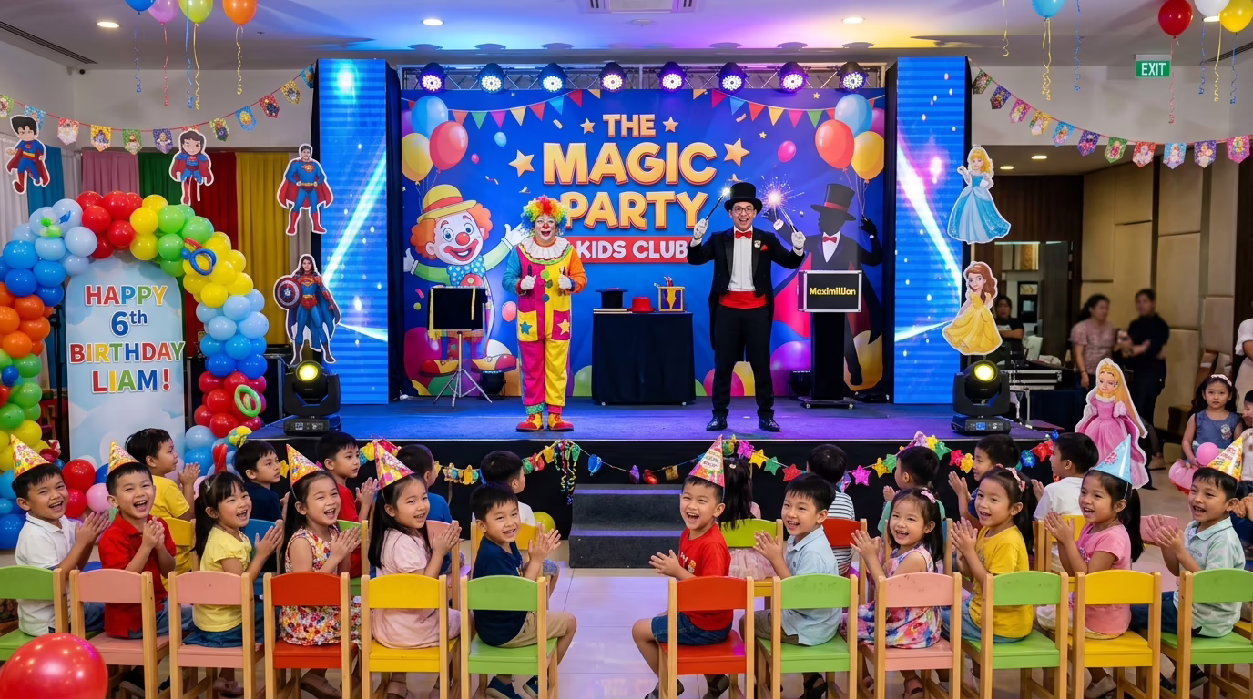 Entretenimiento infantil en Fantasy Salón Neza