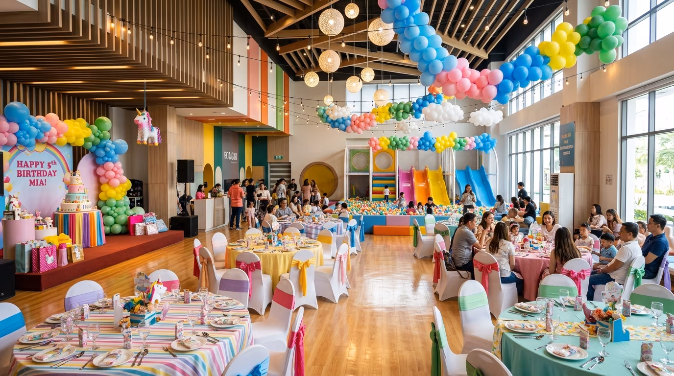 Interior del salón de fiestas Zokilandia, Nezahualcóyotl