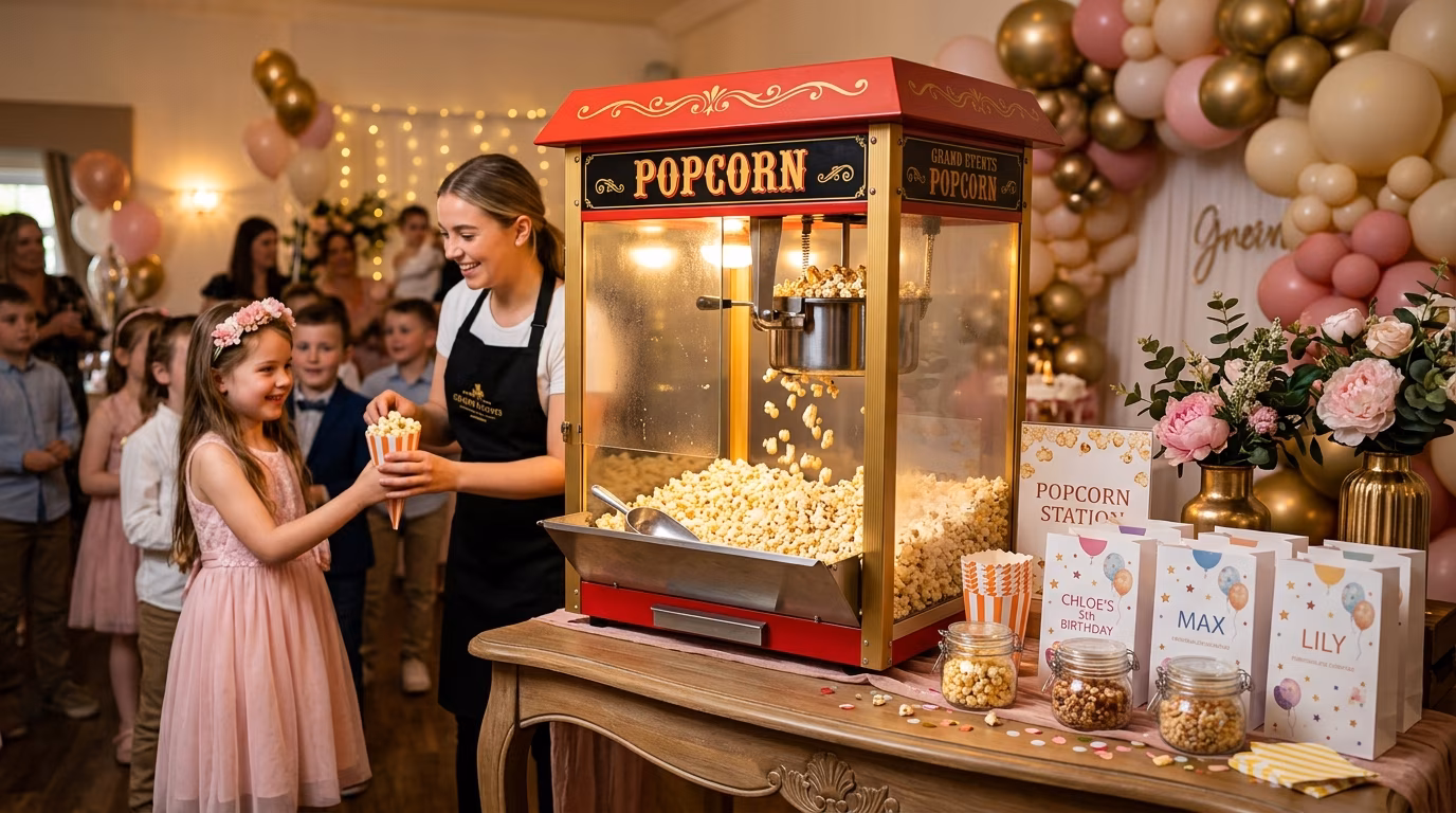 Máquina de palomitas en Pingoliros Nezahualcóyotl