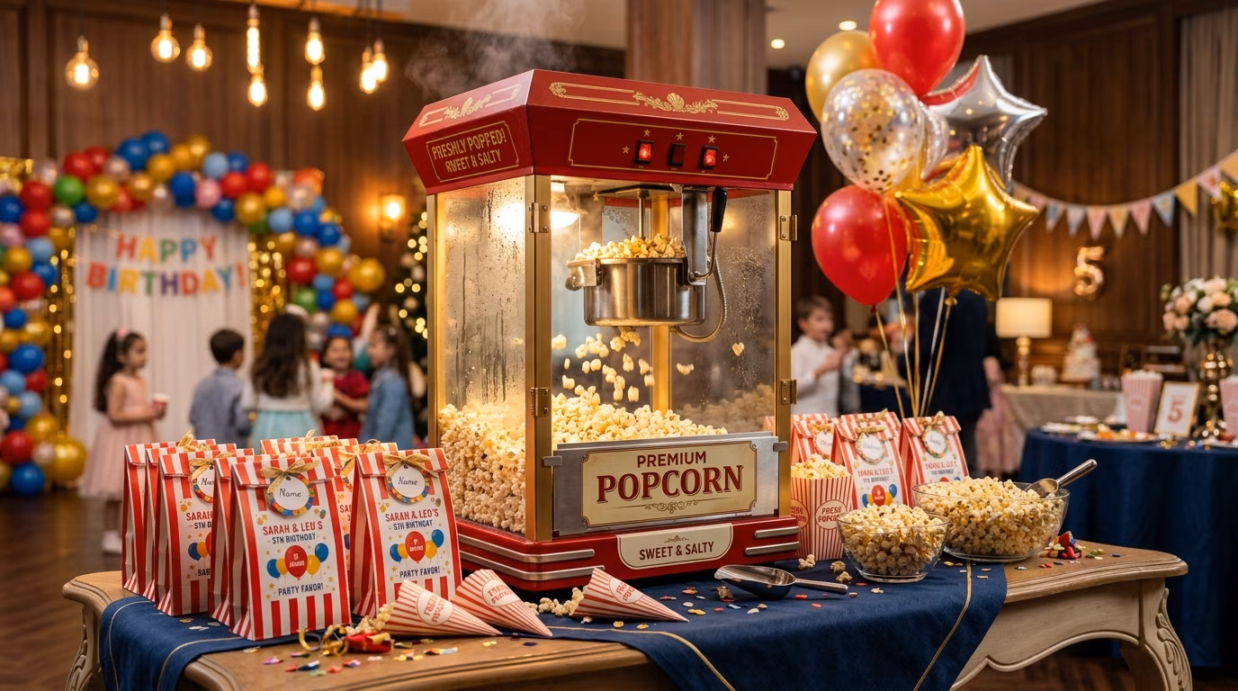 Máquina de palomitas para fiesta en Divertixubys Neza