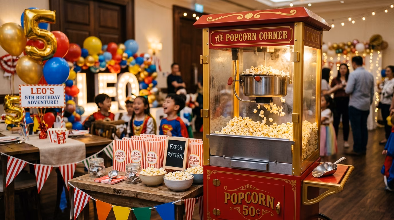 Servicio de palomitas en salón Zokilandia Neza Edomex