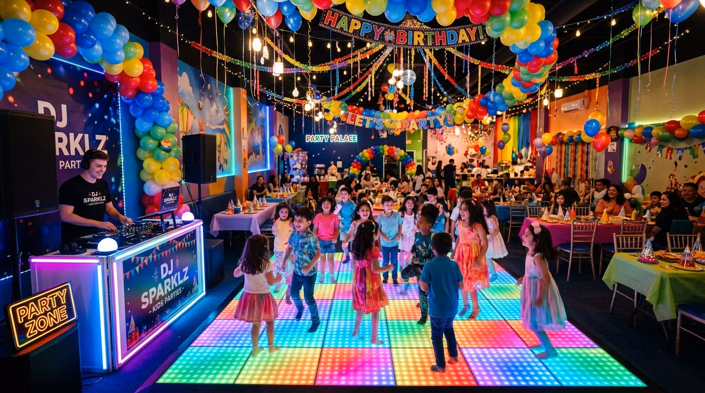 Pista de baile para fiestas infantiles en Iztapalapa CDMX