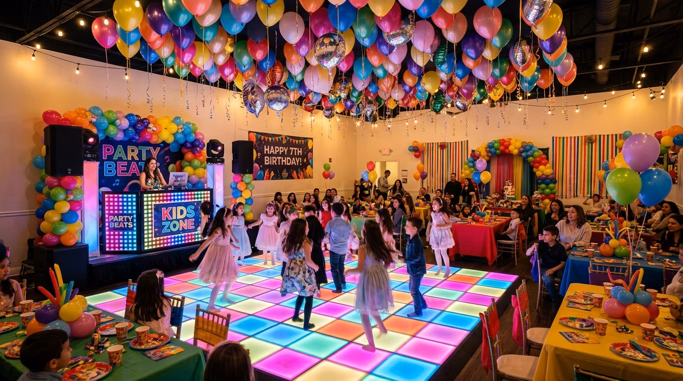 Pista de baile en Jardín Mi Pandilla Iztapalapa