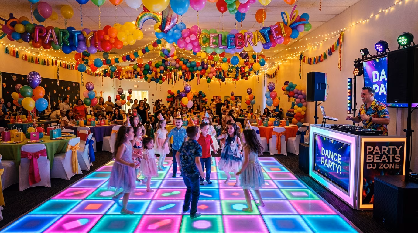 Salón con pista de baile en Algarabía Venustiano Carranza CDMX
