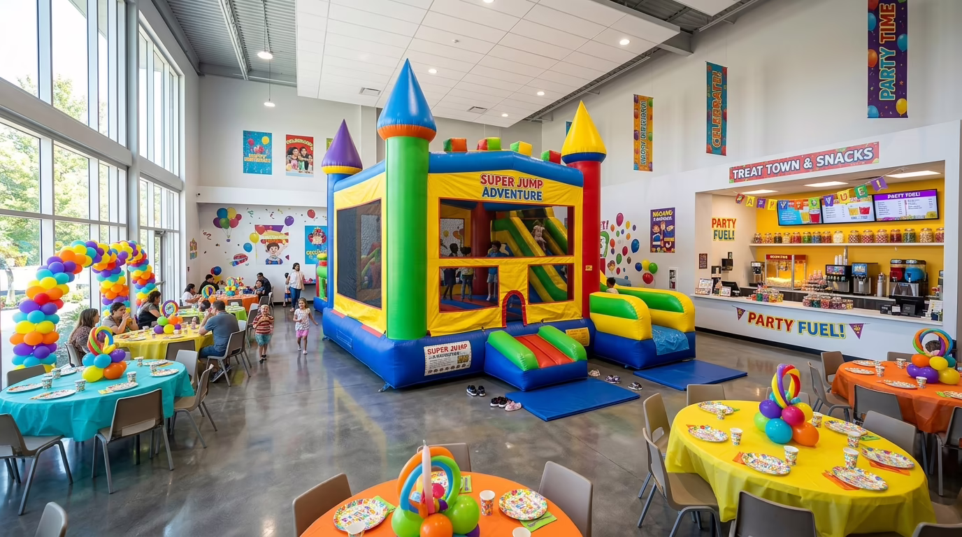 Salón de fiestas con inflables Divertimundo, Nezahualcóyotl Edomex