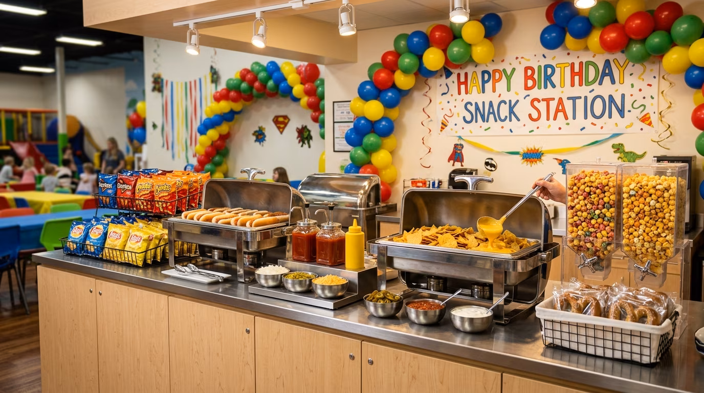 Servicio de snacks para fiesta infantil en Iztapalapa