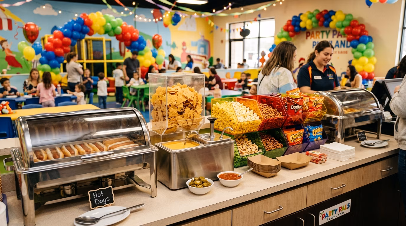 Snacks y bocadillos para fiesta infantil en Zokilandia Neza
